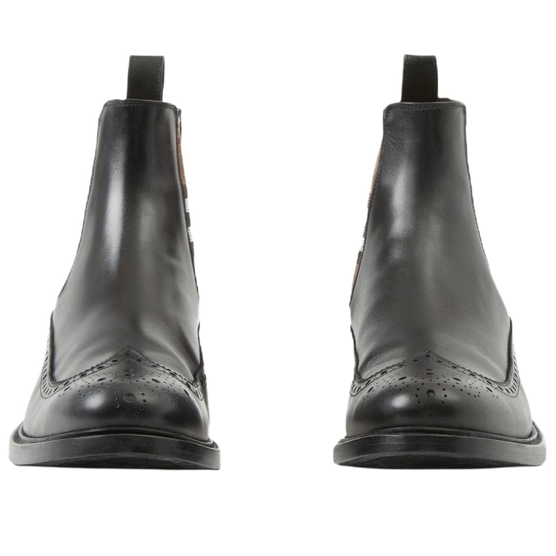 Ботинки челси в винтажную клетку Burberry