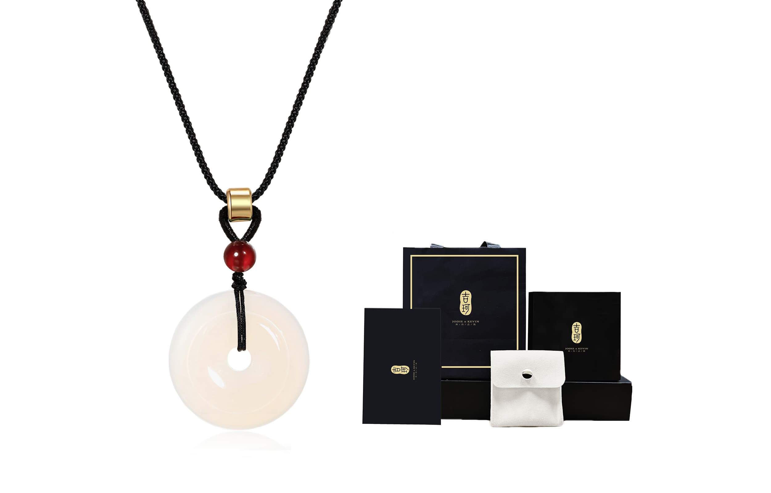 Ожерелья с агатом Jodie&Kevin унисекс