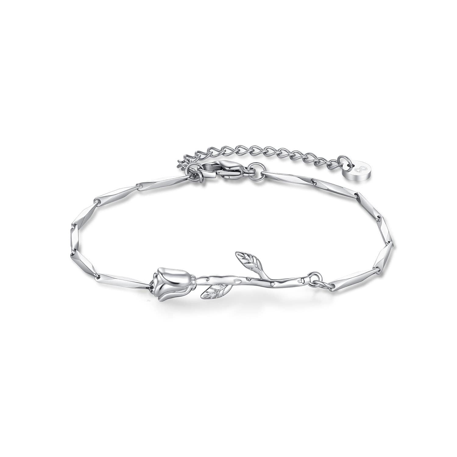 Zeroline S925 Браслеты из серебряной/титановой стали унисекс