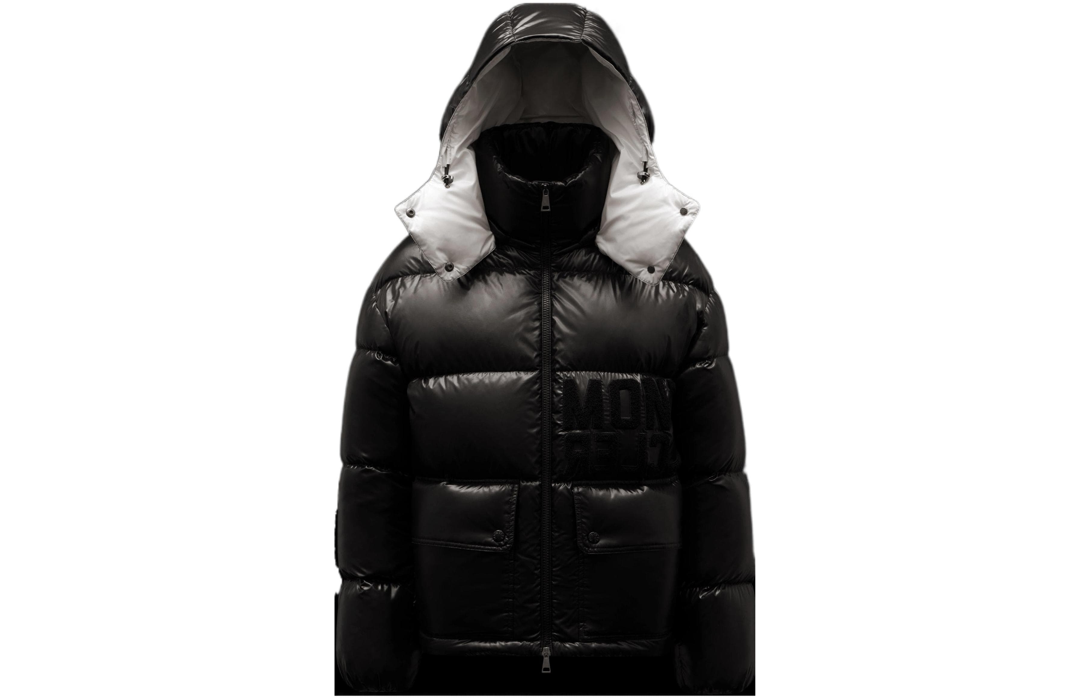 Moncler Women's Abbaye Short Down Jacket Black