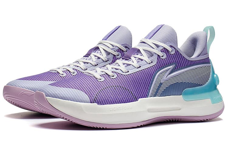 ПОДКЛАДКА YuShuai Retro Баскетбольные кроссовки Мужские низкие кеды Naughty Purple