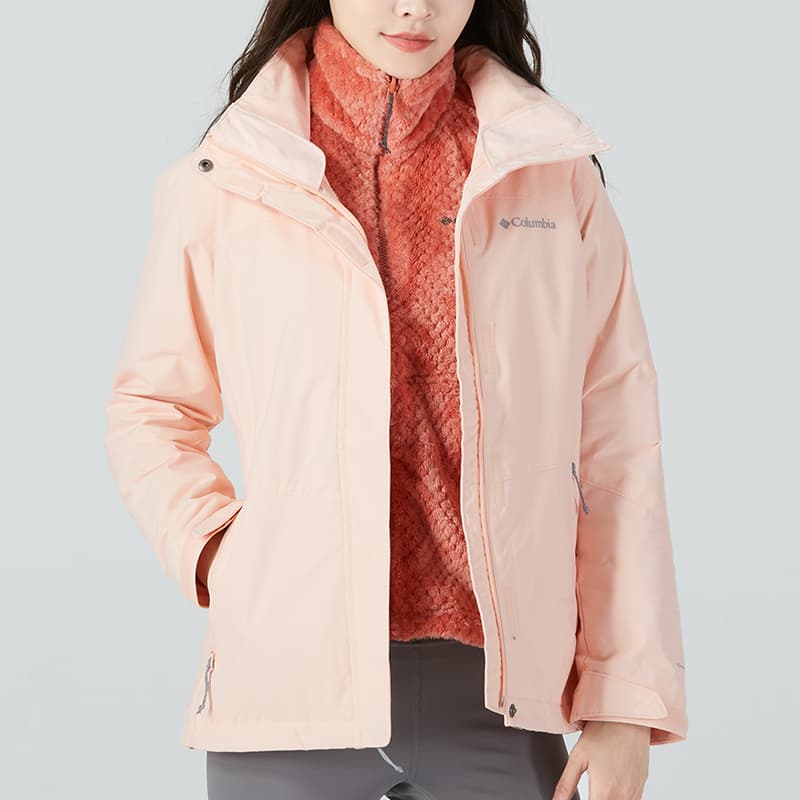 Куртка-ветровка Columbia женская розовая