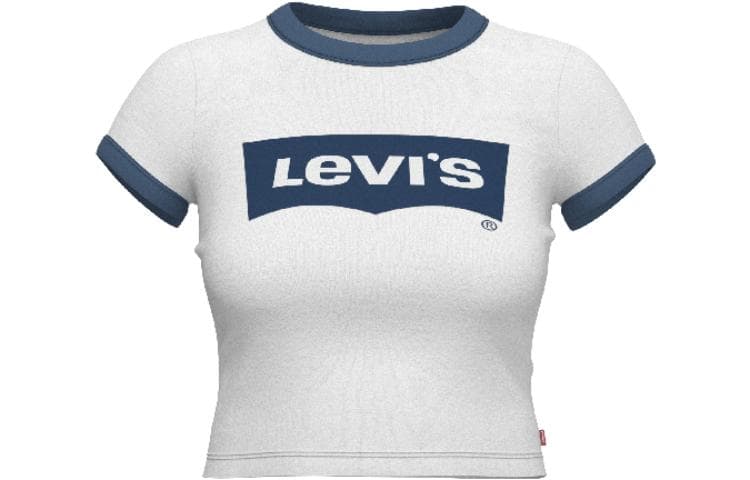 Levi's SS22 Crop Top Women's White