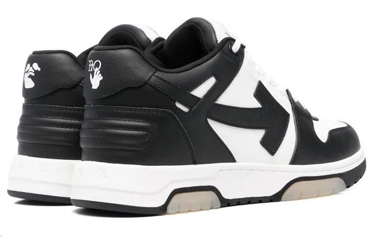 OFF WHITE Низкие кроссовки Out Of Office 'Бело-черный'