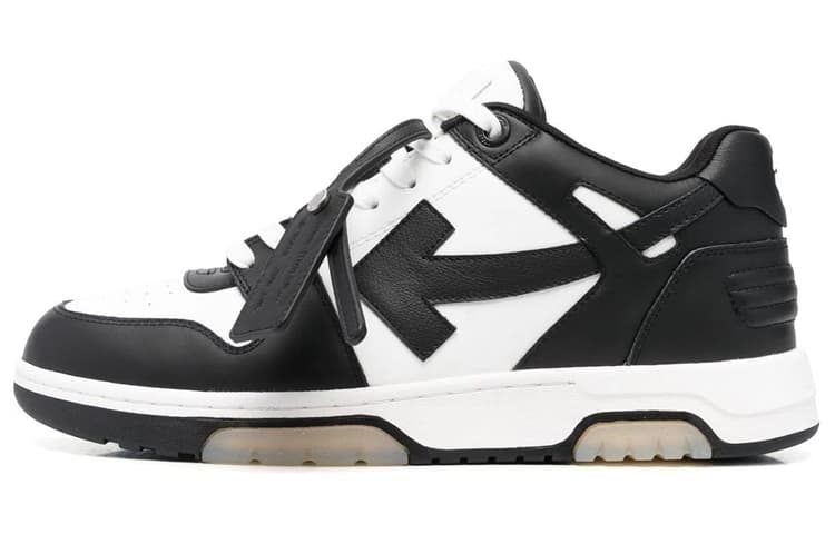 OFF WHITE Out Of Office Low Top Sneakers 'White Black'