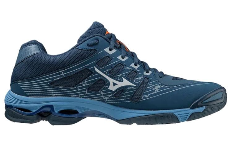 Mizuno Wave Напряжение «Синий Белый»