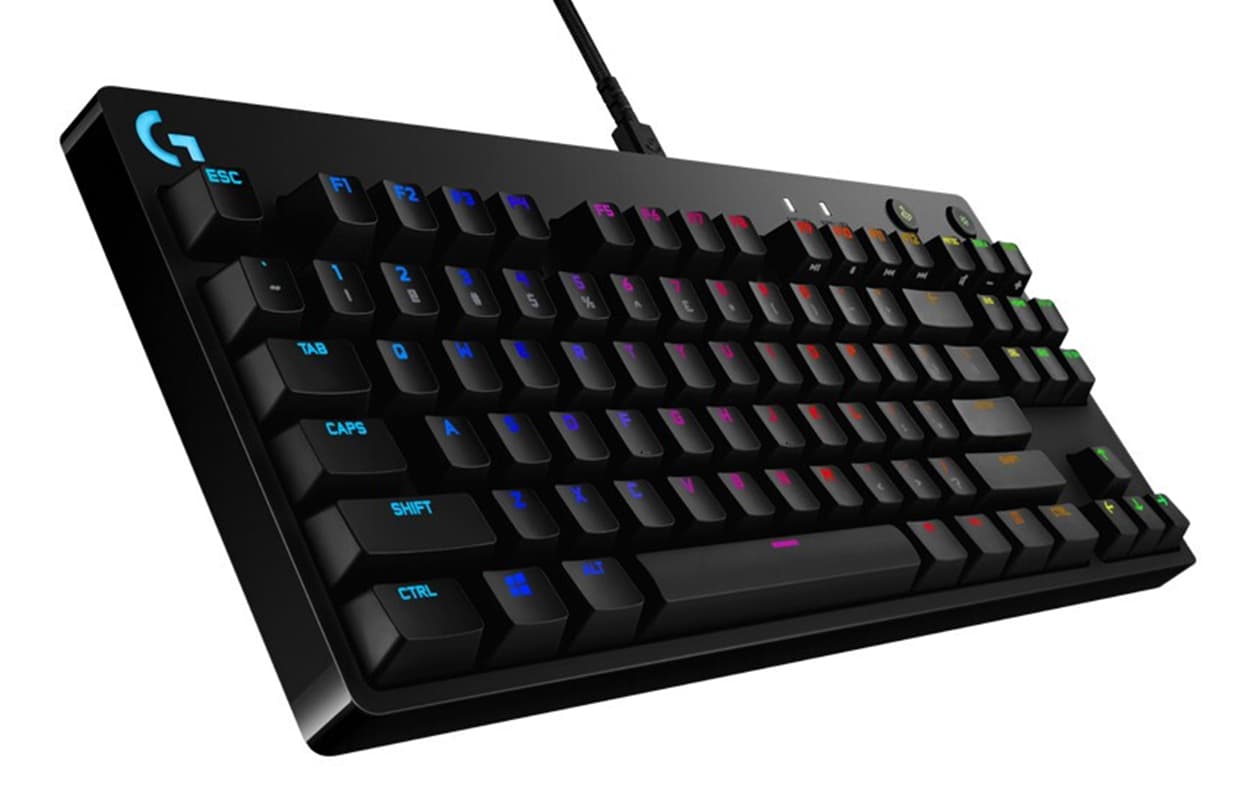 Механическая клавиатура Logitech GPRO RGB с многоцветной ослепительной подсветкой