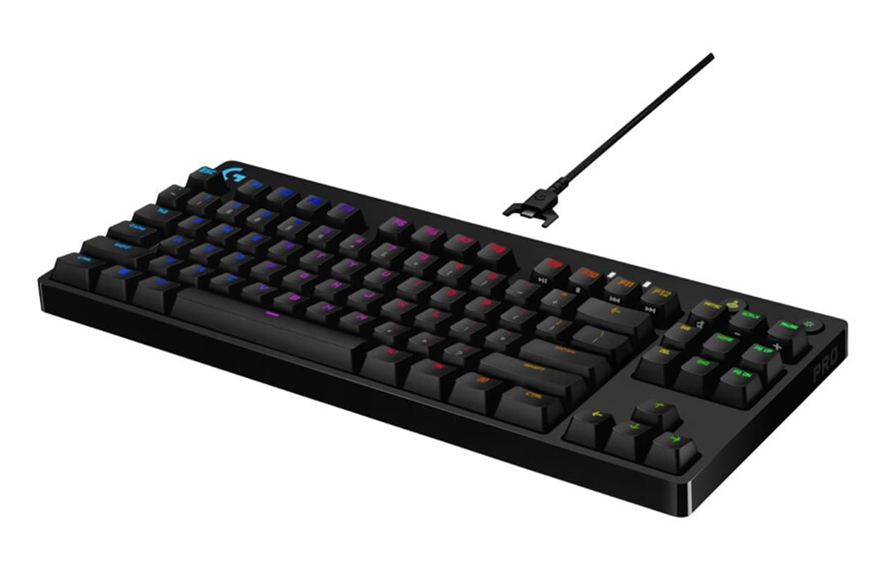 Механическая клавиатура Logitech GPRO RGB с многоцветной ослепительной подсветкой