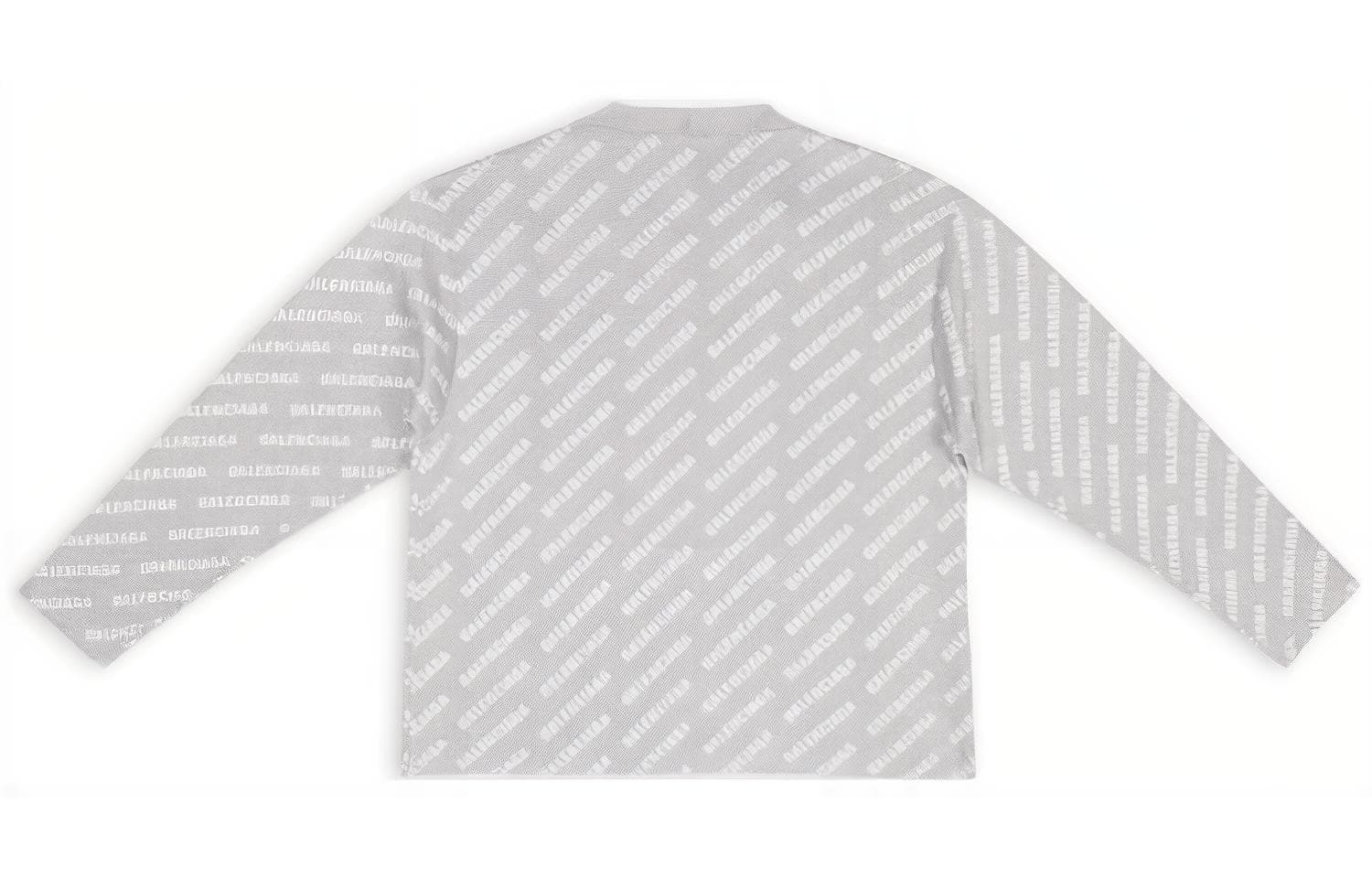 Вязаный кардиган с принтом логотипа Balenciaga