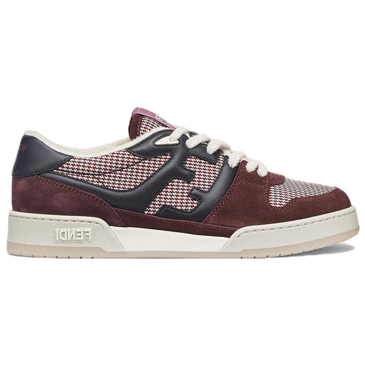 Стильные кроссовки для скейтбординга FENDI Match Low, мужские красные, черные