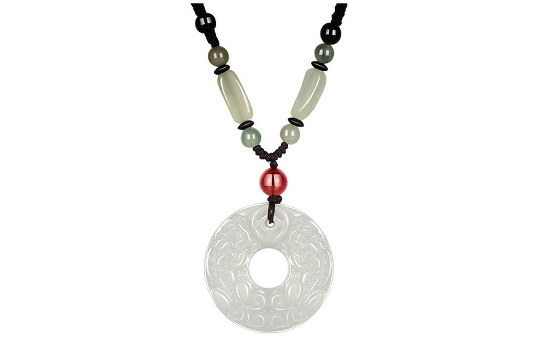 Ожерелья MOVER с халцедоном и нефритом унисекс