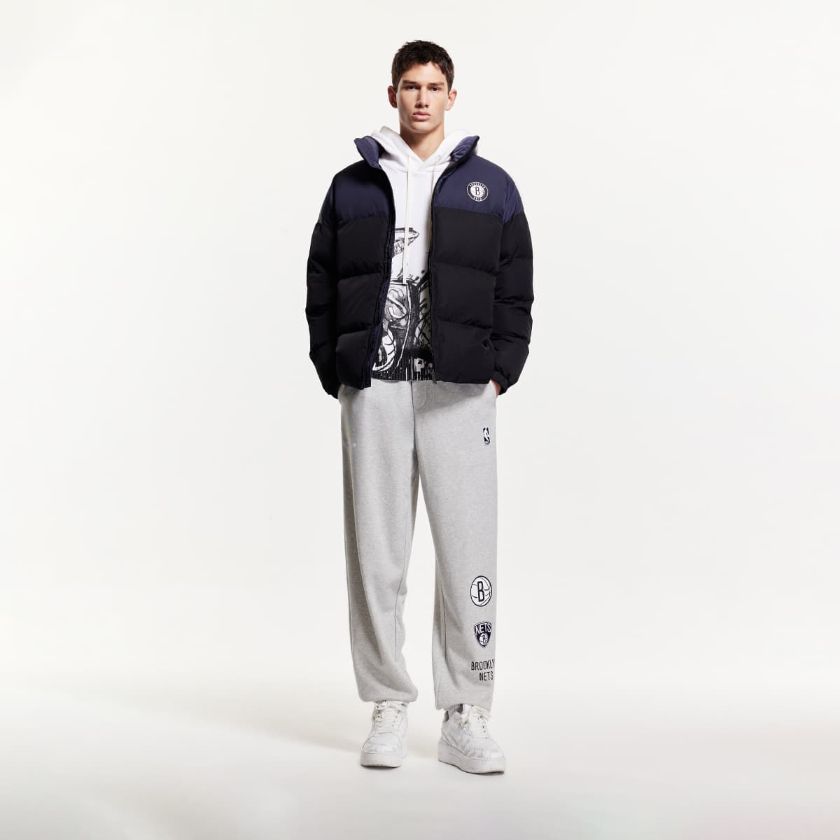 JACK JONES· x NBA JACK&JONESxNBA Пуховик зимняя унисекс, черная