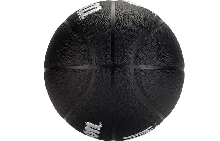 Мяч для баскетбола Wilson NBA из искусственной кожи, черный, серебристый, размер 7, тренировочный, унисекс