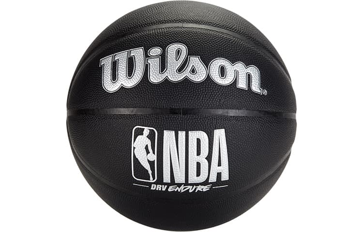 Wilson NBA PU Basketball Black Silver Size 7 Ball Training Unisex