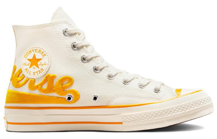 Converse Chuck 70 High Classic Белый Оранжевый