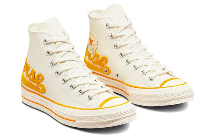 Converse Chuck 70 High Classic Белый Оранжевый