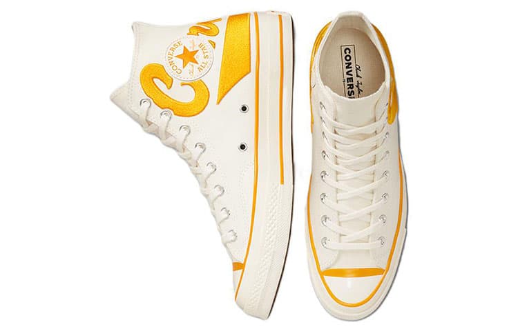 Converse Chuck 70 High Classic Белый Оранжевый