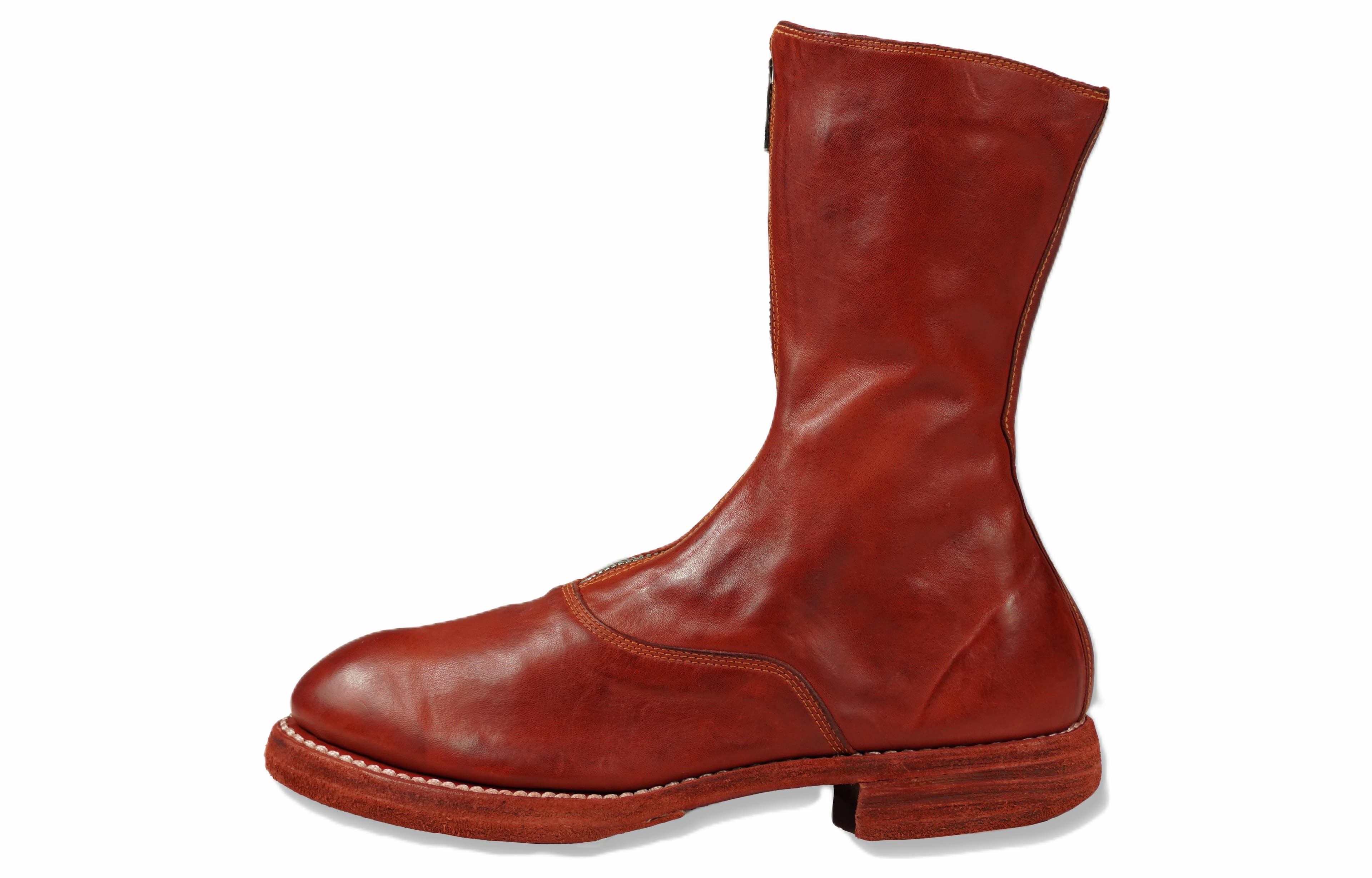 GUIDI Ankle Boots Women's Brown Red