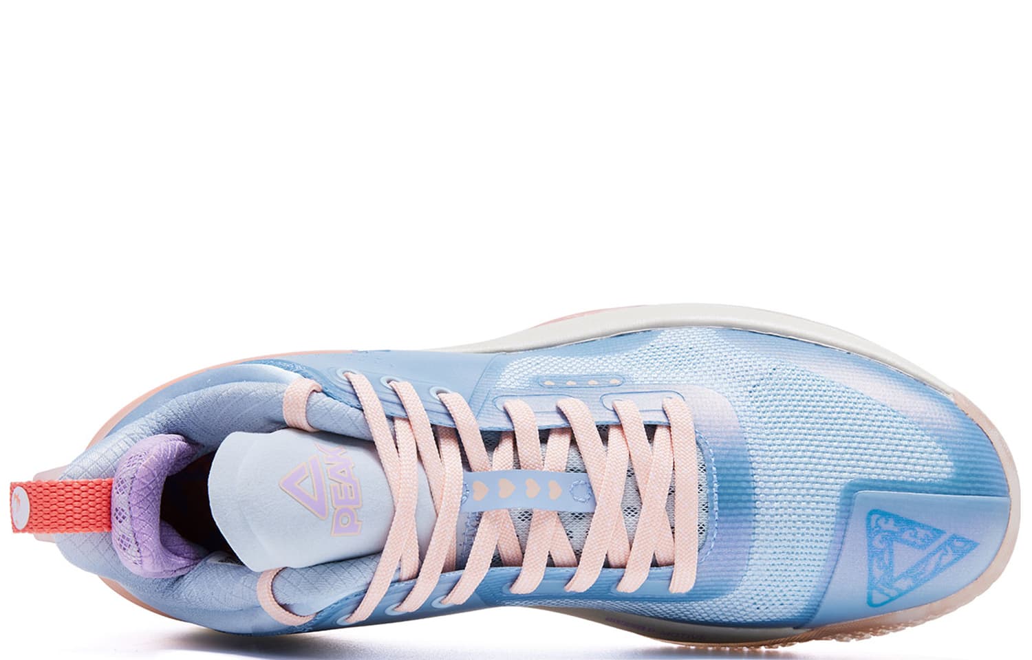 PEAK Flash 4 Taichi устойчивые к истиранию баскетбольные кроссовки средней производительности женские керамические синие