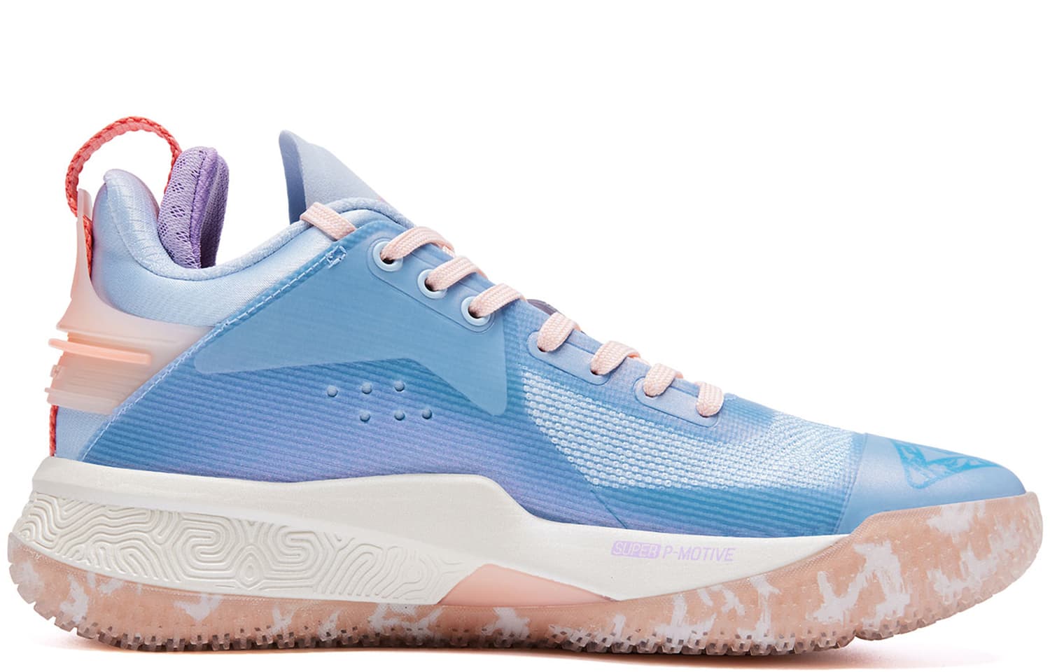 PEAK Flash 4 Taichi устойчивые к истиранию баскетбольные кроссовки средней производительности женские керамические синие