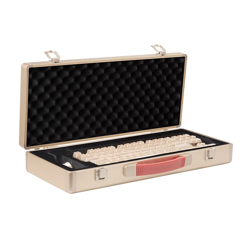 Киберспортивная клавиатура CHERRY MX8.0 с эргономичным дизайном, механическая клавиатура RGB цвета золотого металла