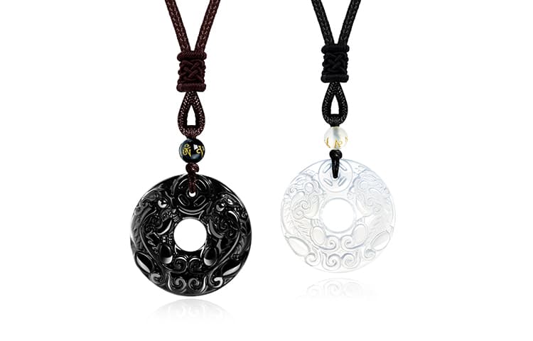 IWE Chalcedony Exclusive Hand Woven Rope Necklace Unisex