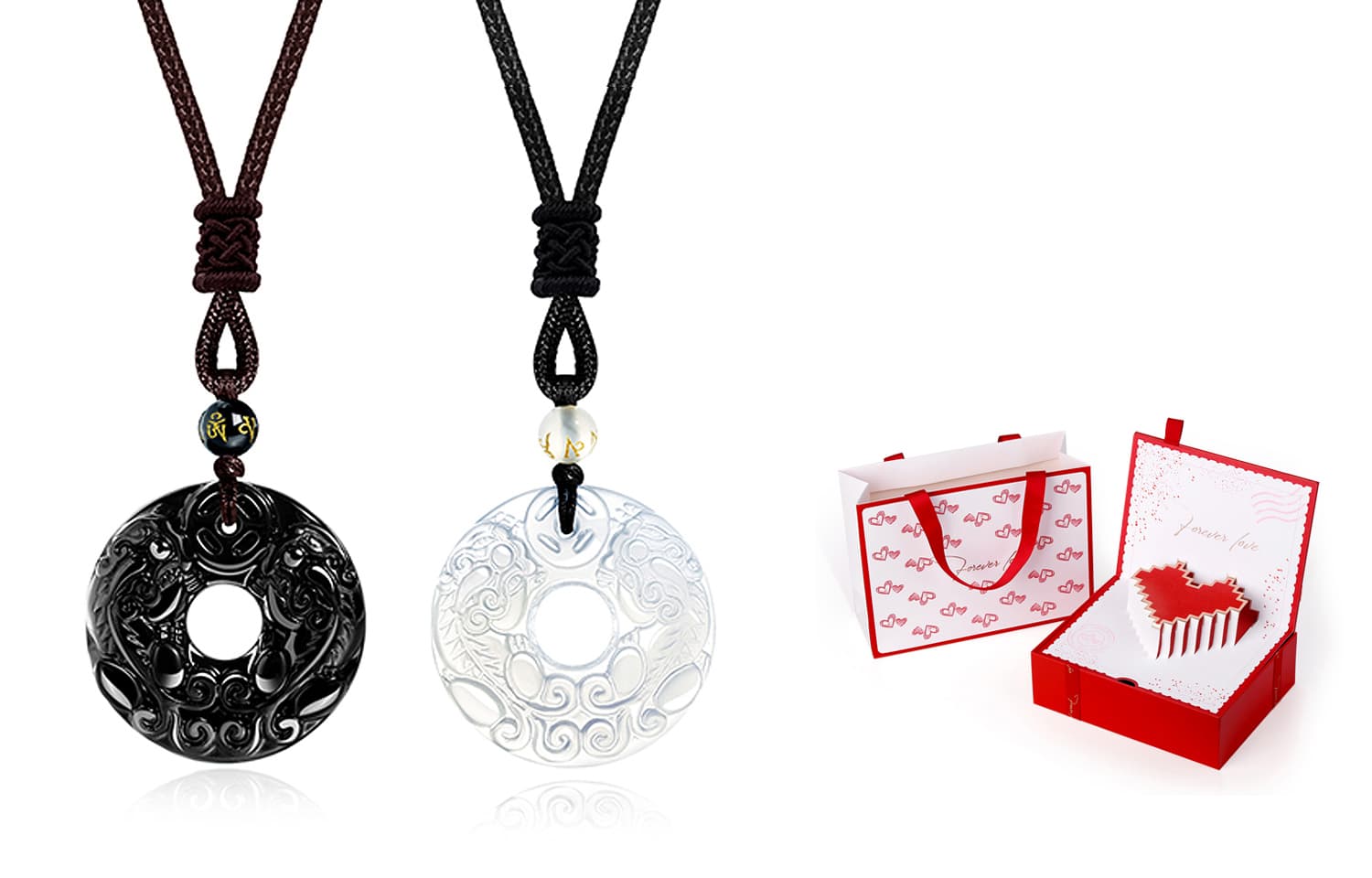 IWE Эксклюзивное ожерелье из веревки ручной работы с халцедоном унисекс