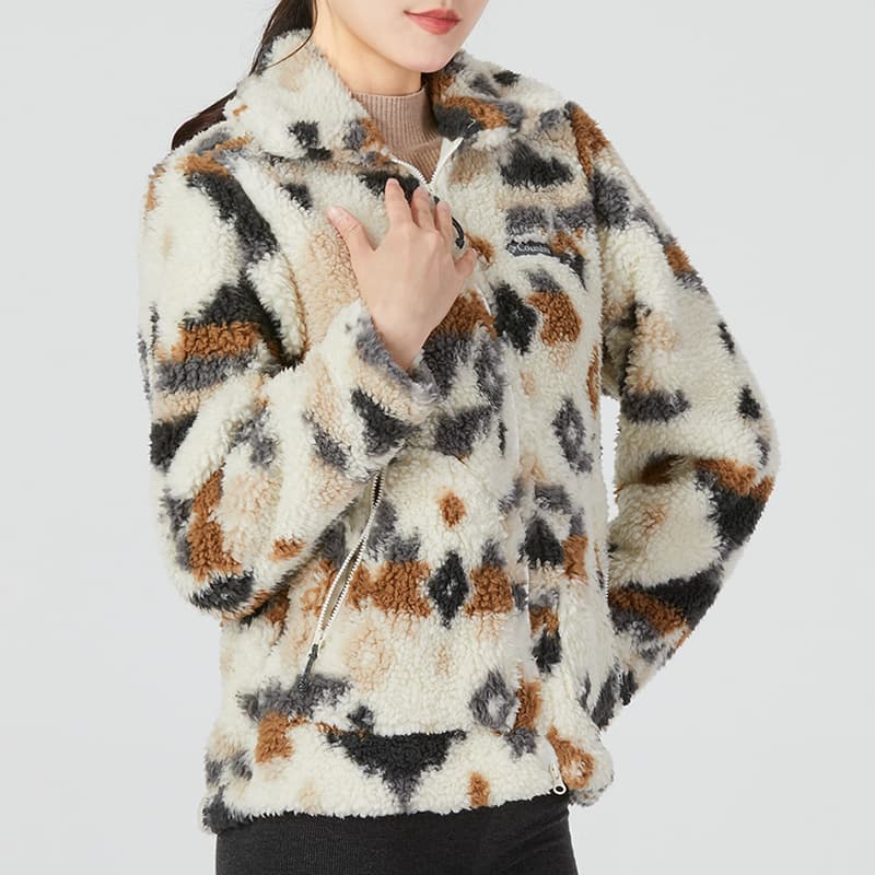 Утепленная куртка Columbia на флисовой подкладке, зимняя женская белая куртка