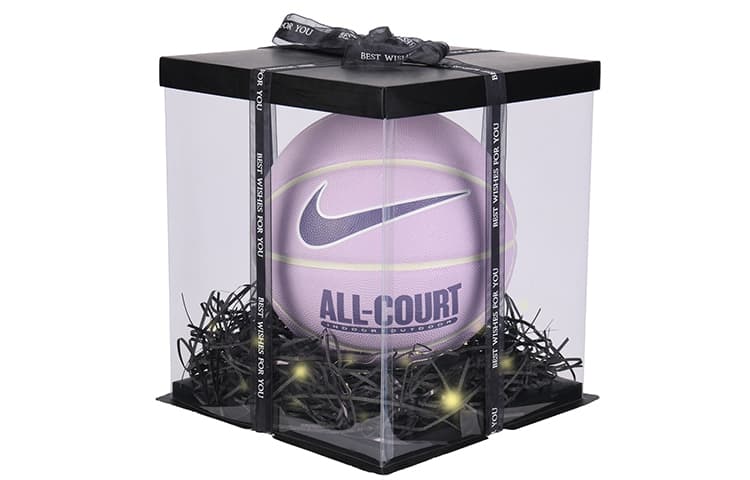 Кроссовки Nike PU Basketball Purple, размер 6, тренировочные