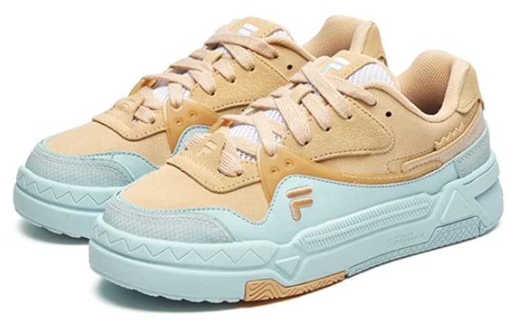 Кроссовки для скейтбординга FILA FUSION Bank, 'Желтый синий', женские