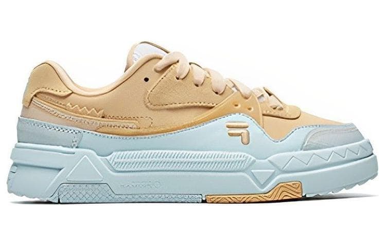 Кроссовки для скейтбординга FILA FUSION Bank, 'Желтый синий', женские