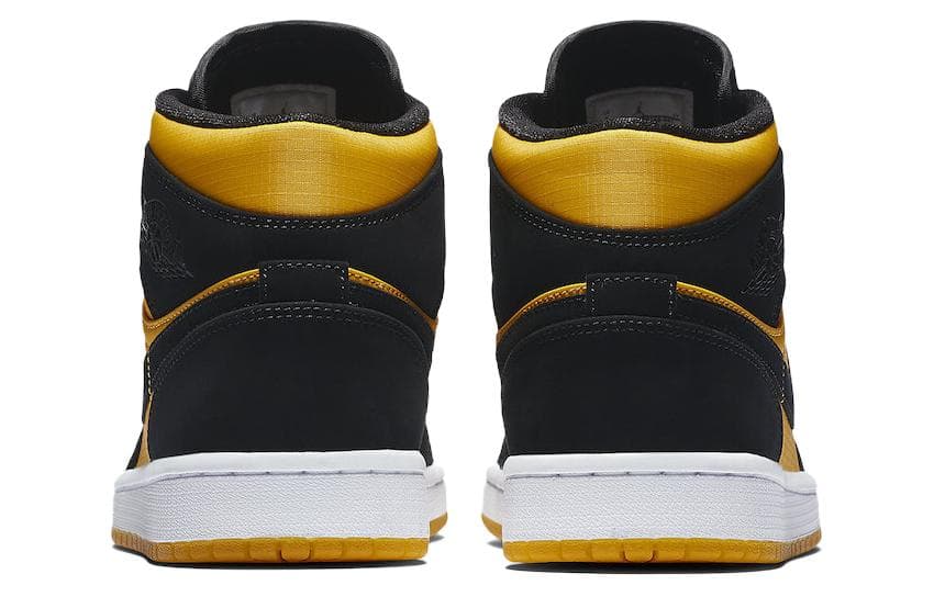 Jordan 1 Mid Черное Золото