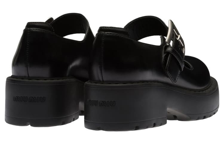 MIU MIU Массивные лоферы с пряжками