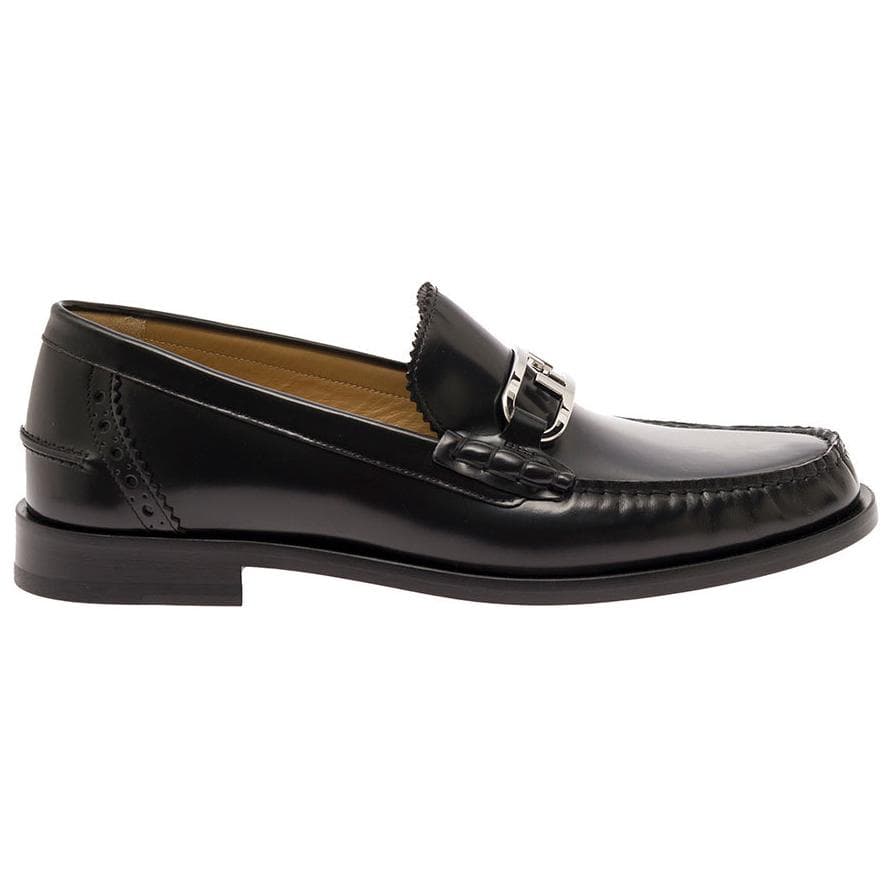 FENDI Лоферы с металлическим логотипом O'Lock