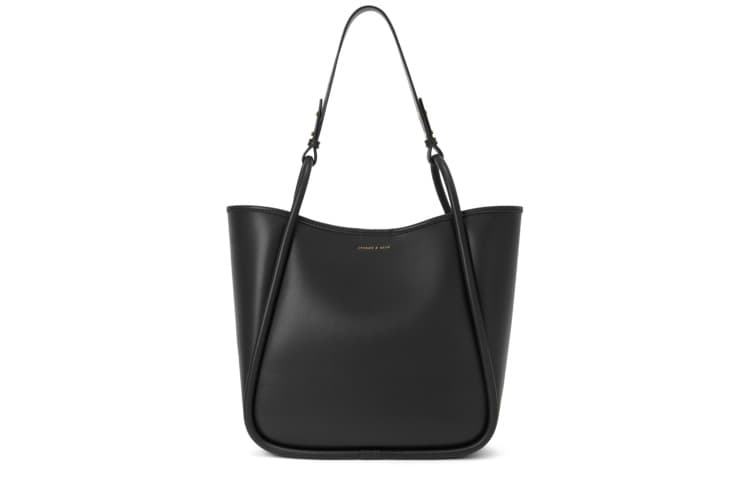 CHARLES&KEITH Fabric Combo Bag, Tote Bag, Shopping Bag, Handbag, Shoulder Bag Women's Multicolor