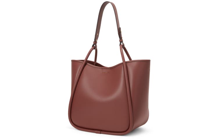 Женская комбинированная сумка CHARLES&KEITH из ткани, большая сумка, сумка для покупок, сумочка, сумка через плечо, разноцветная