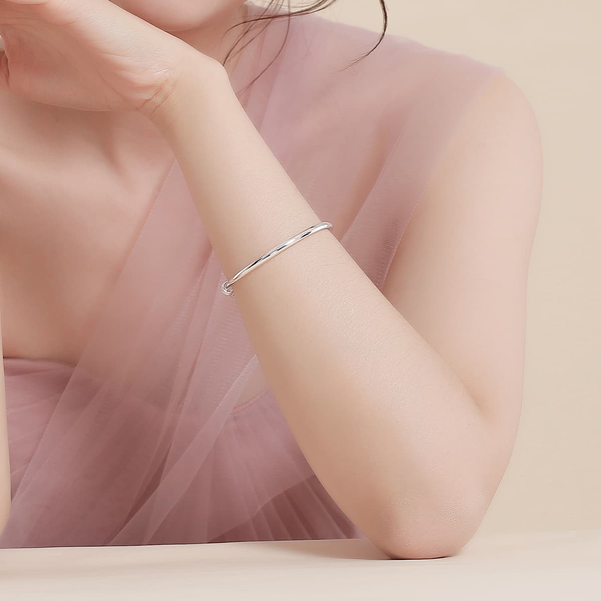 Женский браслет WINY из тонкого серебра 999 пробы с сертификатом, серебро