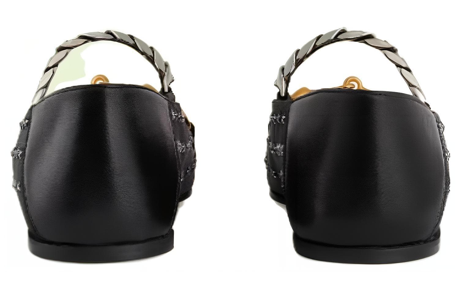 GUCCI Lovelight Series Туфли на плоской подошве женские черные