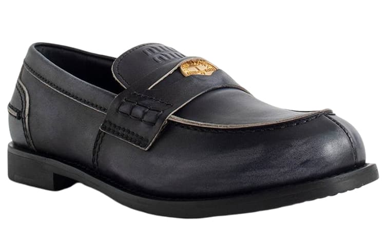 MIU MIU Лоферы женские винтажные синие