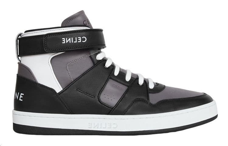 CELINE Высокие стильные туфли для скейтбординга мужские черные серые