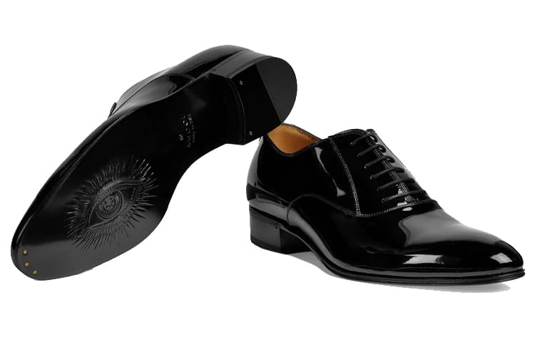 GUCCI Туфли мужские низкие черные черные