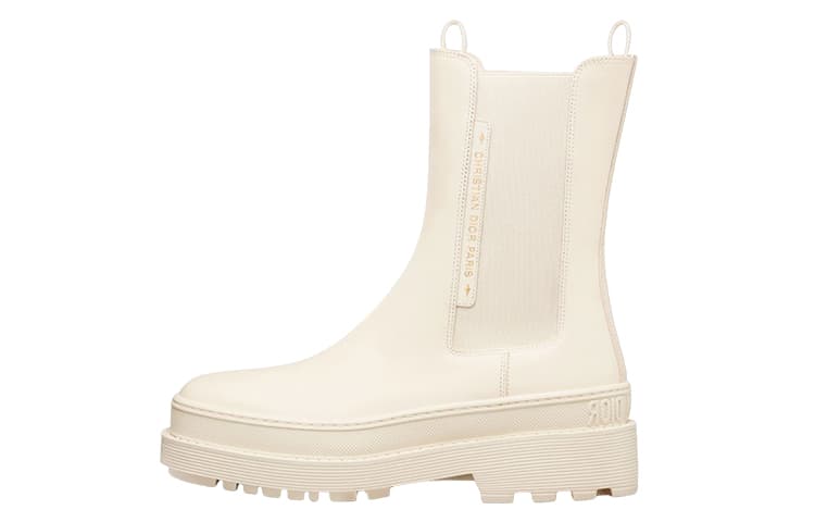 DIOR Trial Chelsea Boots Women's White