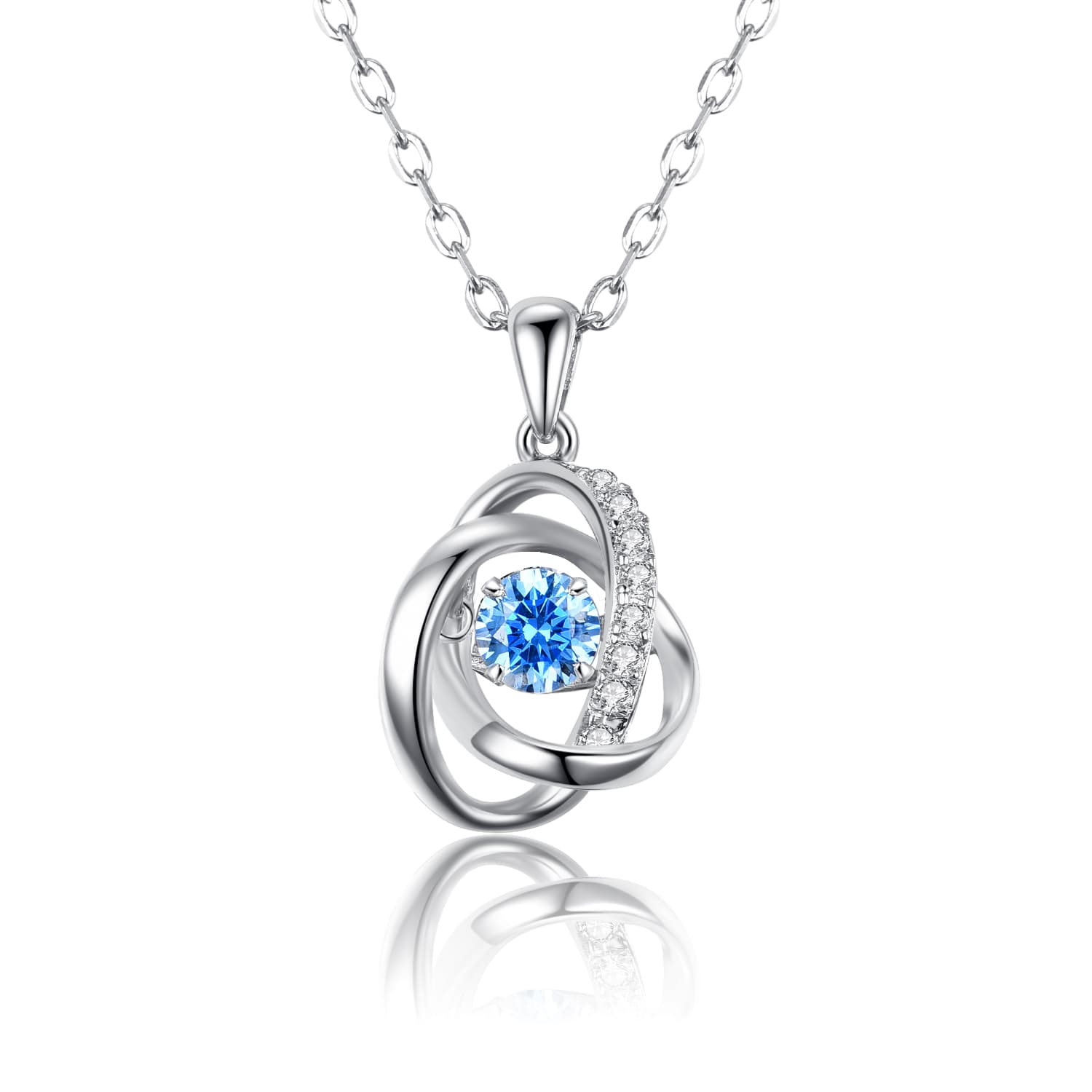 VANA S925 Серебряные ожерелья женские серебристо-белые