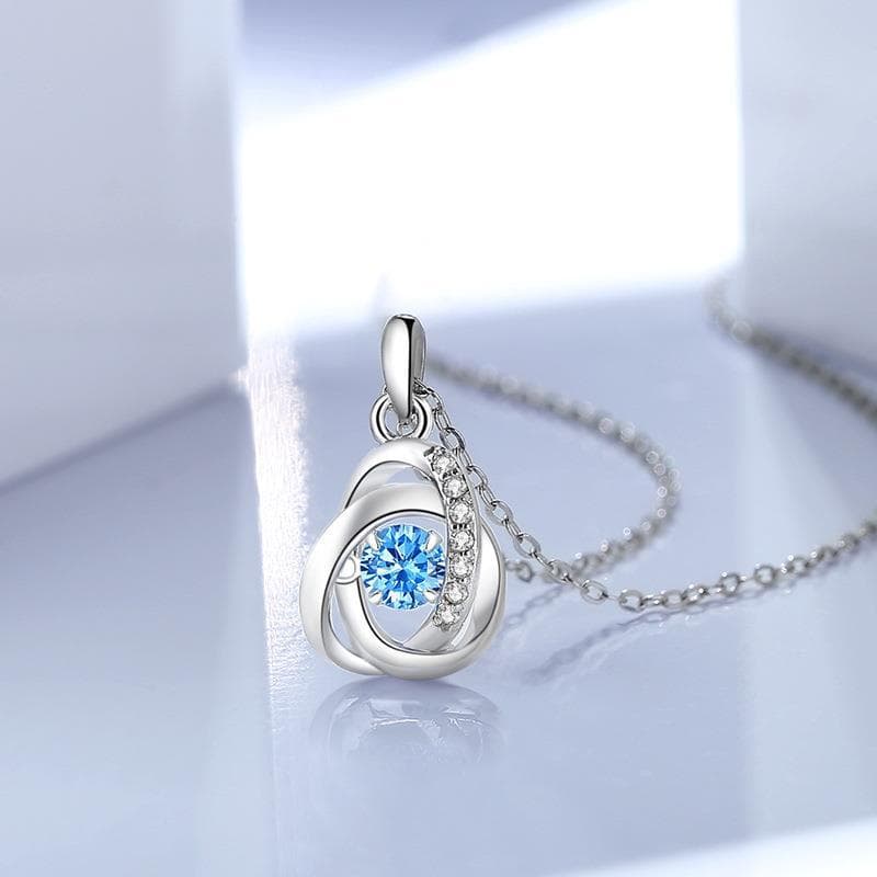 VANA S925 Серебряные ожерелья женские серебристо-белые