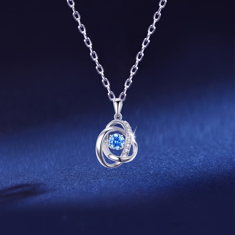 VANA S925 Серебряные ожерелья женские серебристо-белые