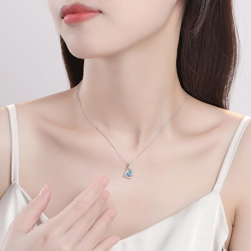 VANA S925 Серебряные ожерелья женские серебристо-белые