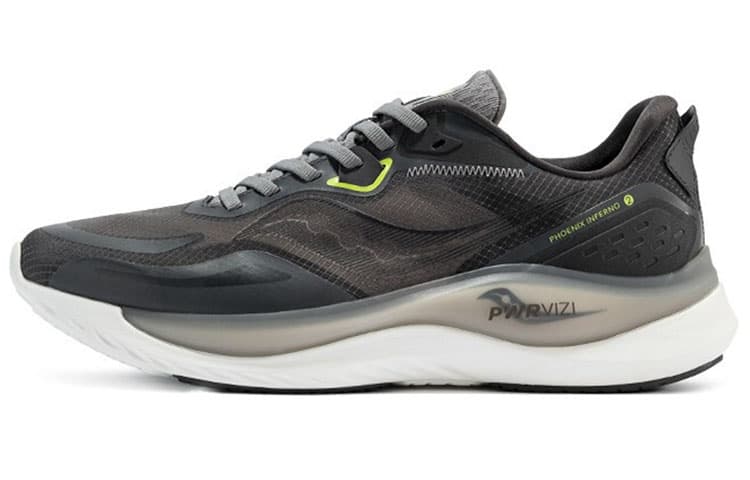 Saucony Phoenix Inferno Firebird 2 Running Shoes Unisex Low top Gray Green