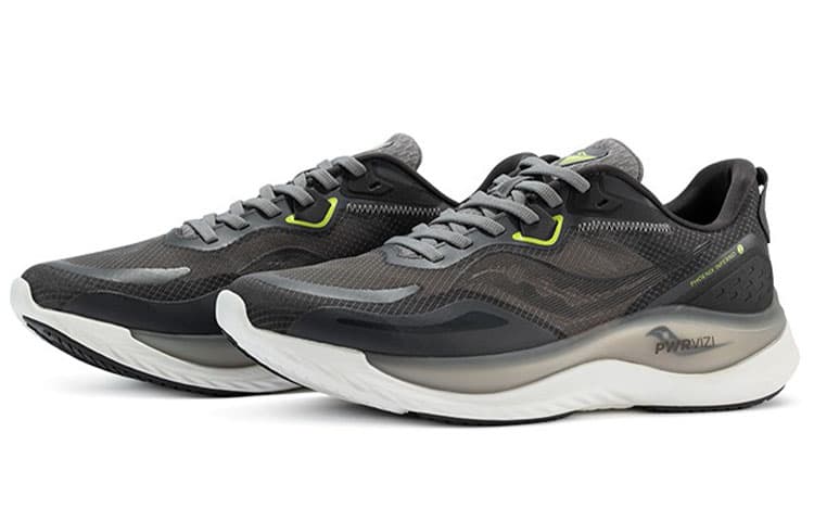 Кроссовки Saucony Phoenix Inferno Firebird 2 для бега унисекс с низким верхом серо-зеленые