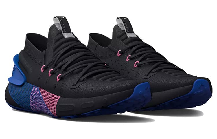 Under Armour Hovr Phantom 3 «Черный Синий Розовый»