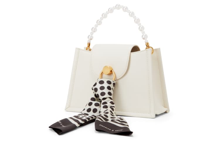 CHARLES&KEITH Сумка на одно плечо из искусственной кожи, труба, женская, разноцветная